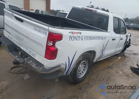 2025 Chevrolet Silverado 1500 4Wd Standard Bed Wt z USA, uszkodzony, nr VIN 1GCRKAED1SZ107303